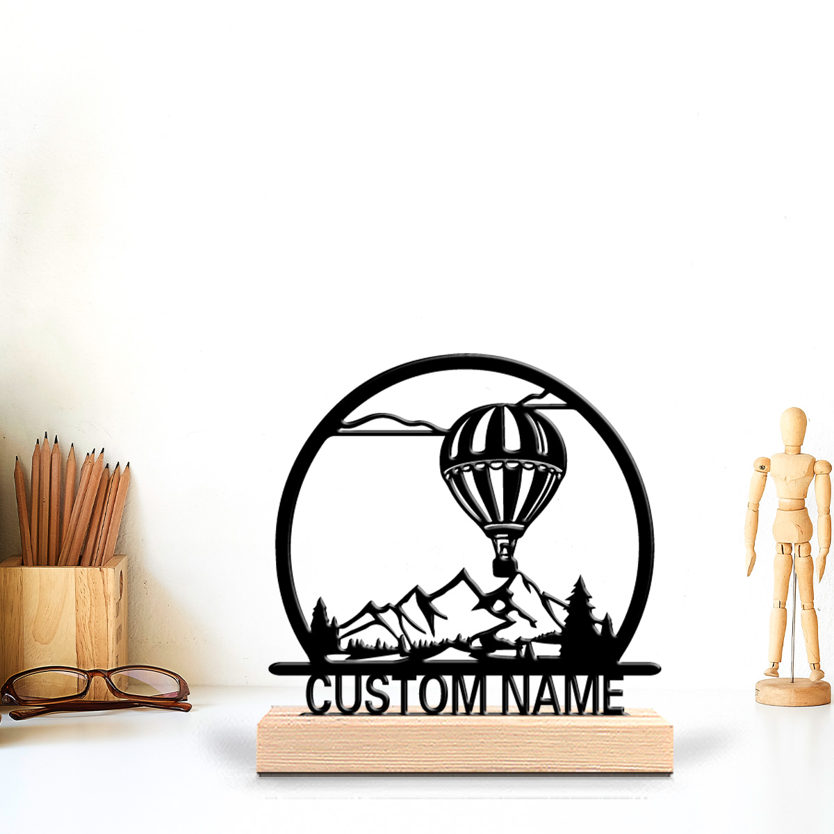1pc Hot air balloon Customized - Art Craft Market ulasan dan harga