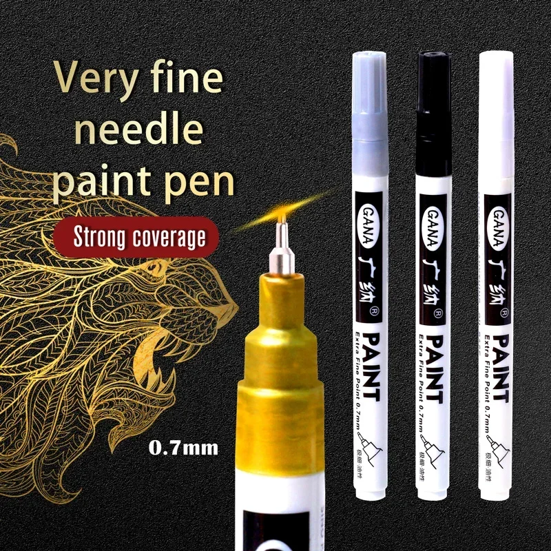 4Pcs/set Oil Based White Black - Illustration Marker Set ulasan dan harga