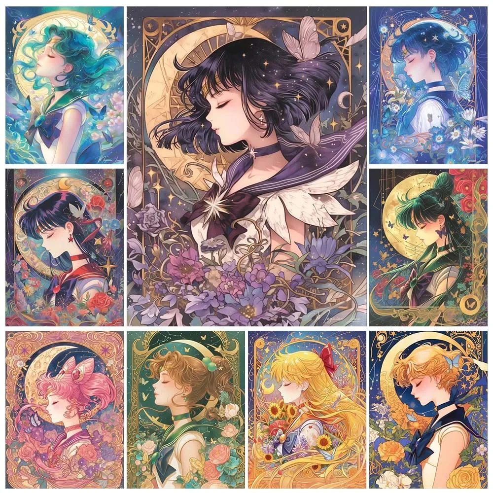 Cartoon Anime Diamond Painting - Art Craft Girl ulasan dan harga