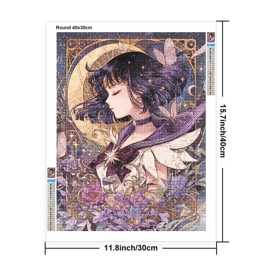 Cartoon Anime Diamond Painting - Art Craft Girl ulasan dan harga