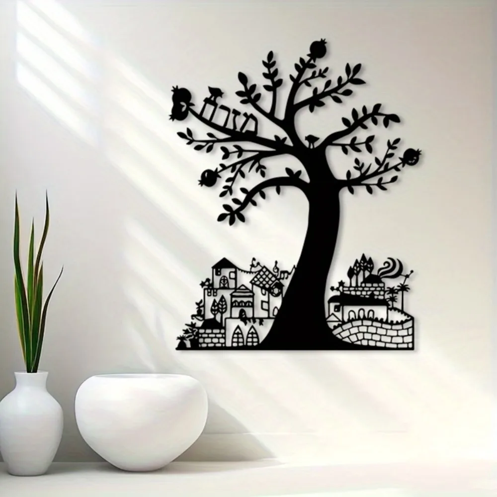 CIFBUY Metal Wall Art Pomegran - Art Craft And ulasan dan harga