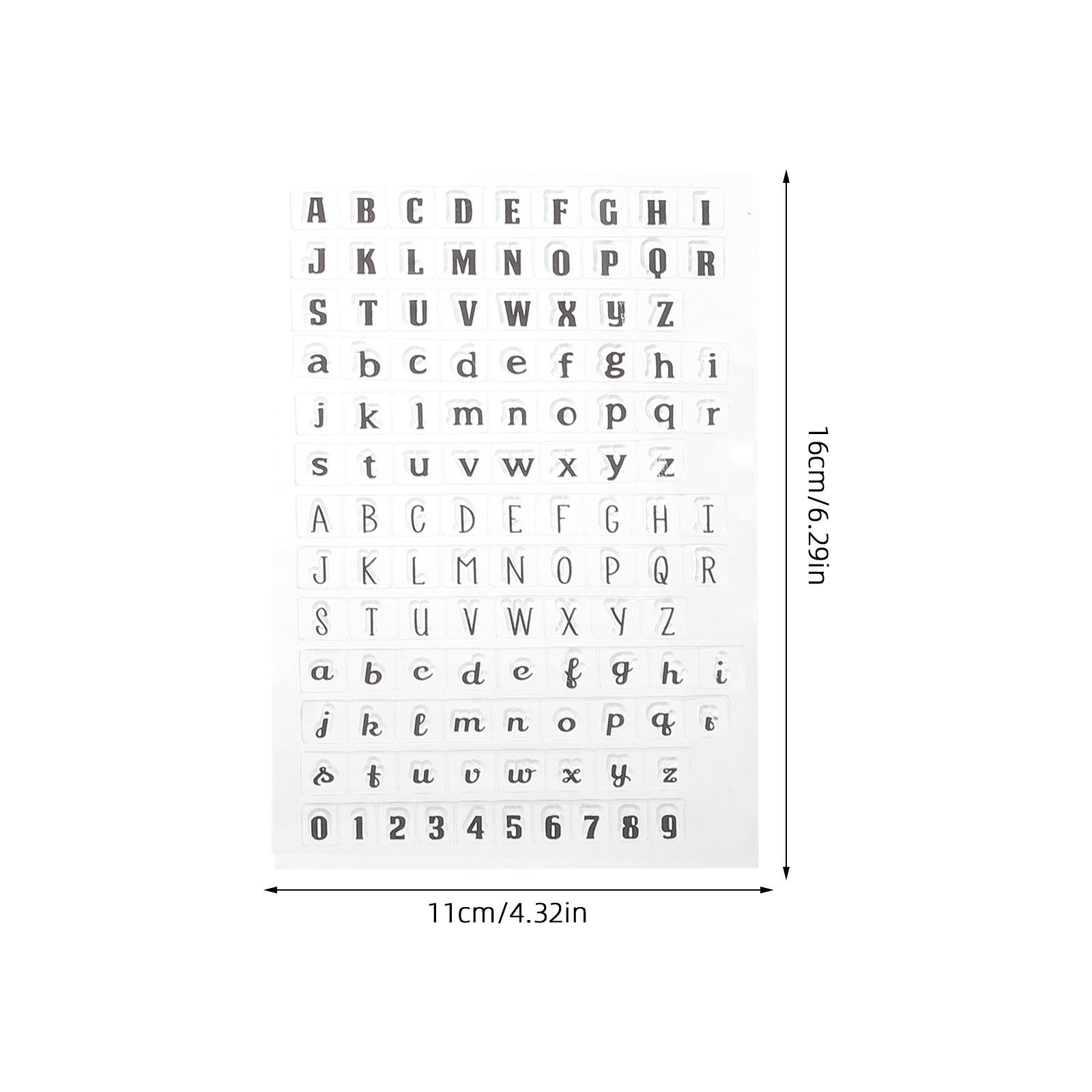 4Pcs Transparent Silicone Craf - Art Craft Journal ulasan dan harga
