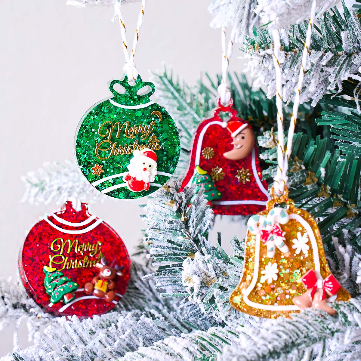Xmas Tag Pendant Silicone Mold - Resin Casting Mold ulasan dan harga