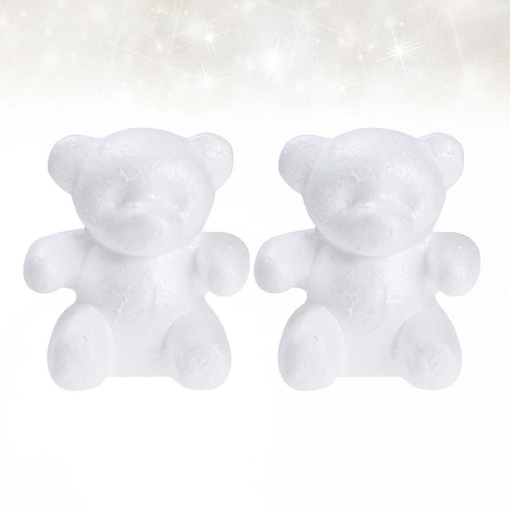 2Pcs 15Cm Sitting Foam Bear Cr - Art Craft Activities For Preschoolers ulasan dan harga