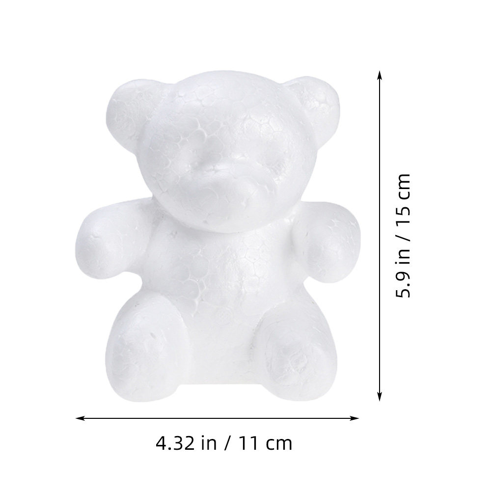 2Pcs 15Cm Sitting Foam Bear Cr - Art Craft Activities For Preschoolers ulasan dan harga