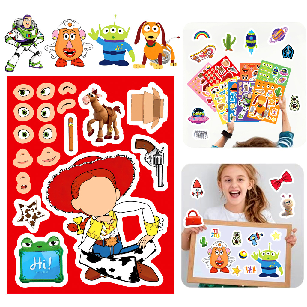 Toy Story 5 Make a Face Sticke - Art Craft Market ulasan dan harga