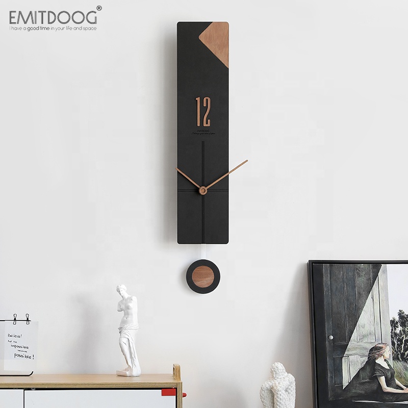 Black Pendulum  Wall Clock Bed - Art Craft India ulasan dan harga