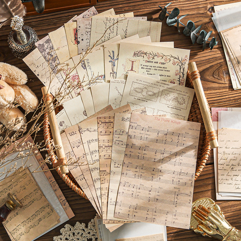 Vintage Scrapbooking Craft Pap - Art Craft Journal ulasan dan harga
