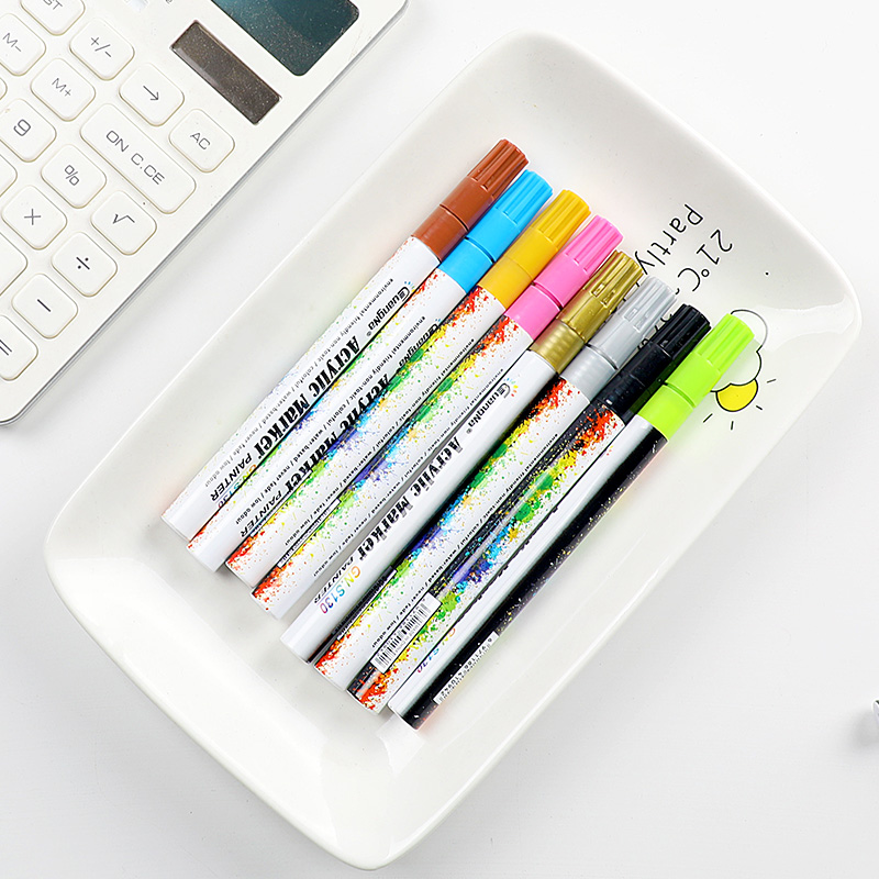 0.7mm Acrylic Paint Profession - Illustration Marker Set ulasan dan harga