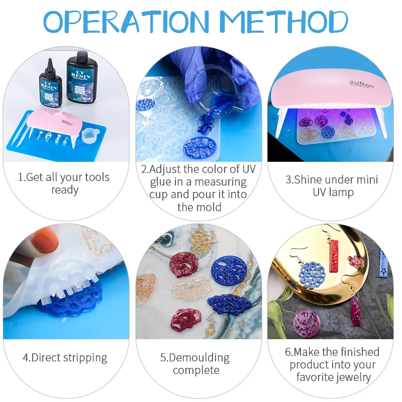 100g/250g Clear UV Resin Hard  - Resin Casting Mold ulasan dan harga