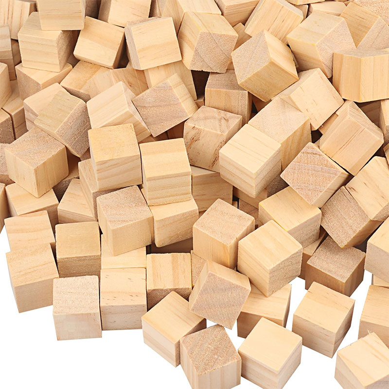 5-100pcs Unfinished Wooden Blo - Art Craft 2 Year Olds ulasan dan harga