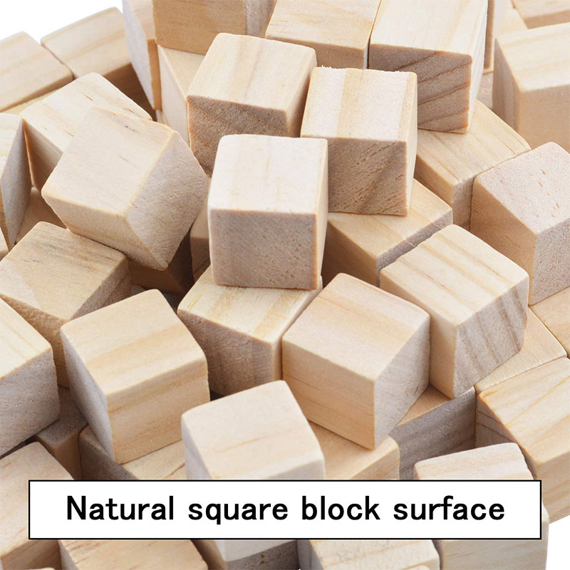 5-100pcs Unfinished Wooden Blo - Art Craft 2 Year Olds ulasan dan harga