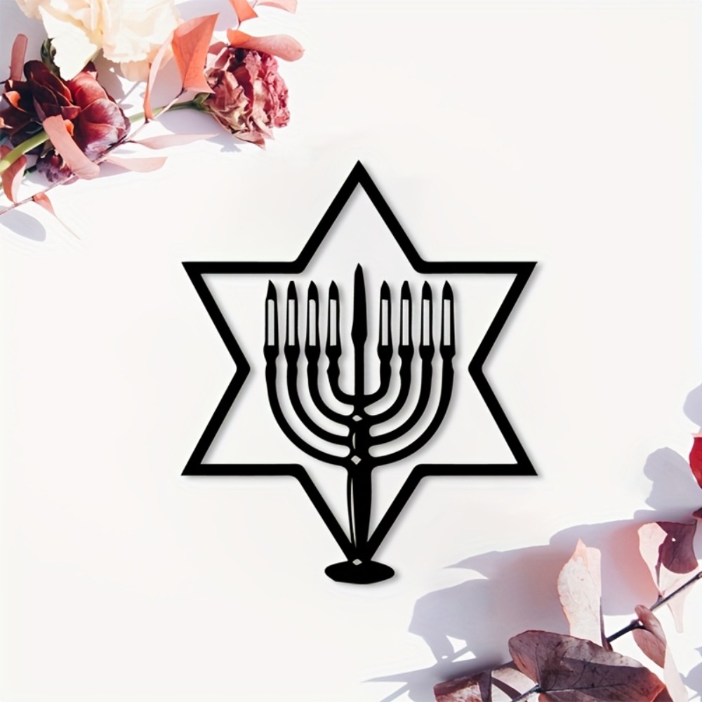 CIFBUY Metal Wall Art Menorah  - Art & Craft Hari Raya ulasan dan harga