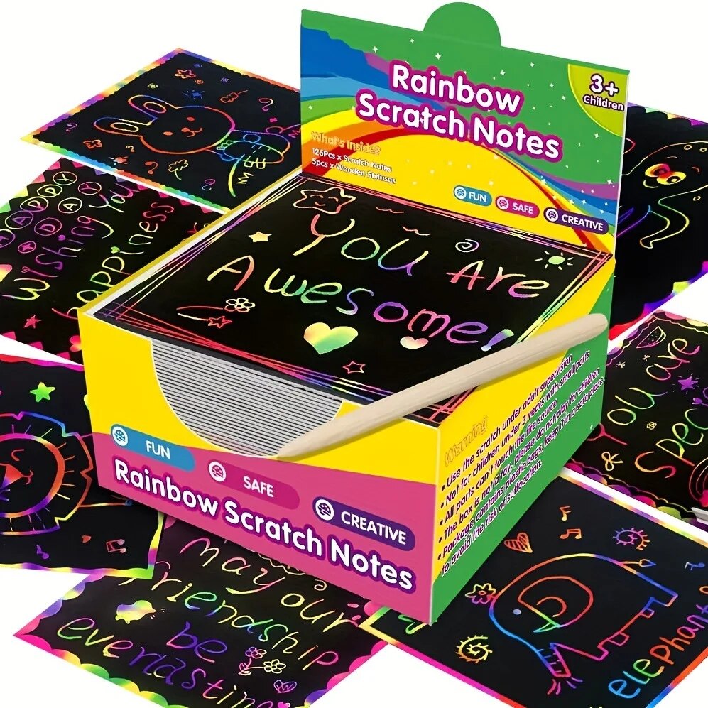 Many Creative Scratch Art Card - Art Craft For Toddlers ulasan dan harga