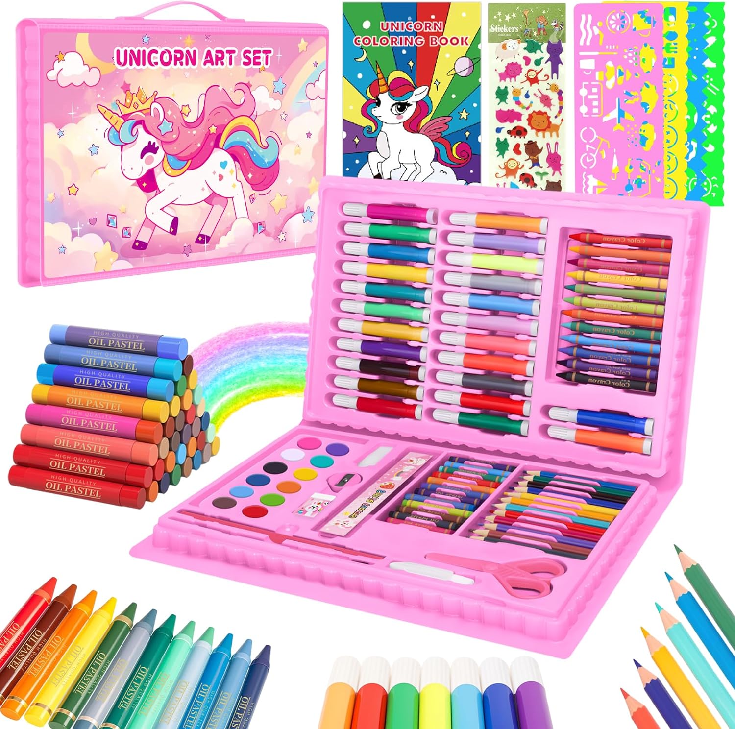 Coloring Book Set for Kids, Di - Illustration Marker Set ulasan dan harga