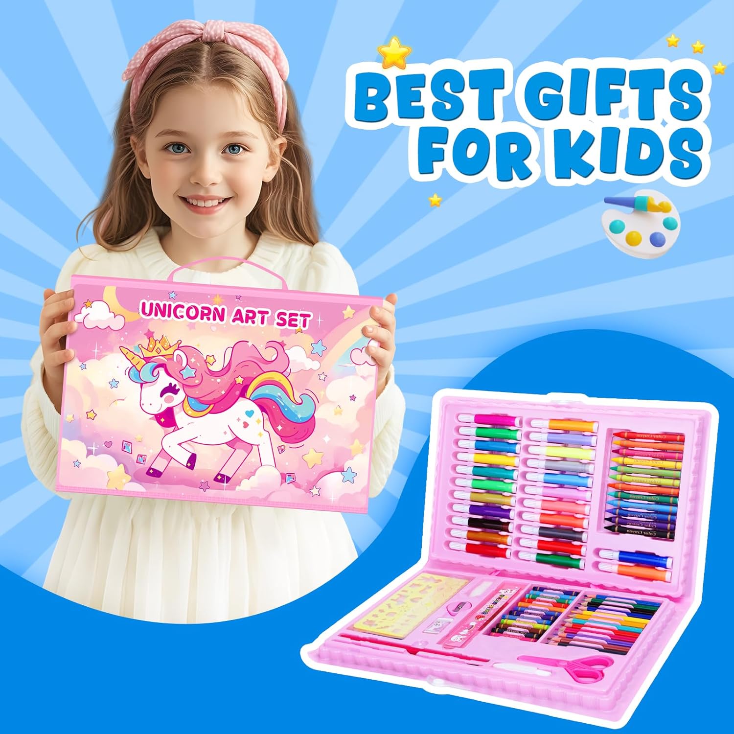 Coloring Book Set for Kids, Di - Illustration Marker Set ulasan dan harga