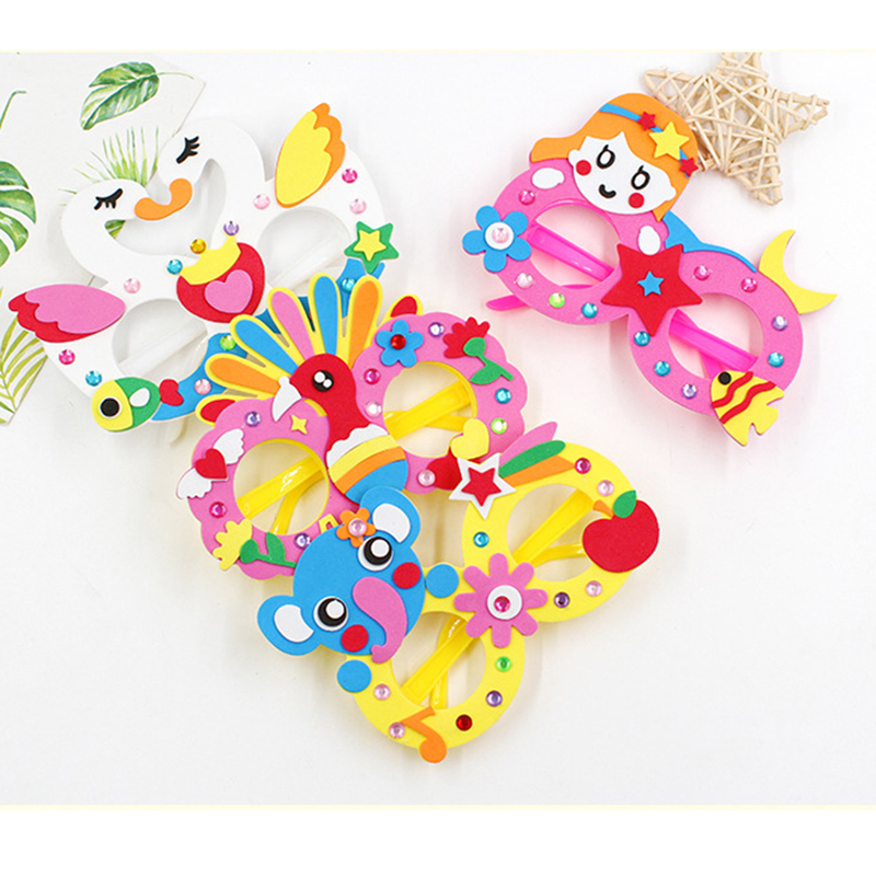 2/6/12 Sets Cartoon EVA Diamon - Art Craft For Toddlers ulasan dan harga