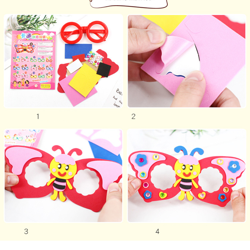 2/6/12 Sets Cartoon EVA Diamon - Art Craft For Toddlers ulasan dan harga