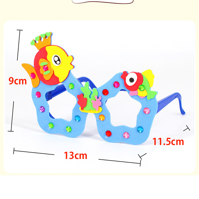 2/6/12 Sets Cartoon EVA Diamon - Art Craft For Toddlers ulasan dan harga