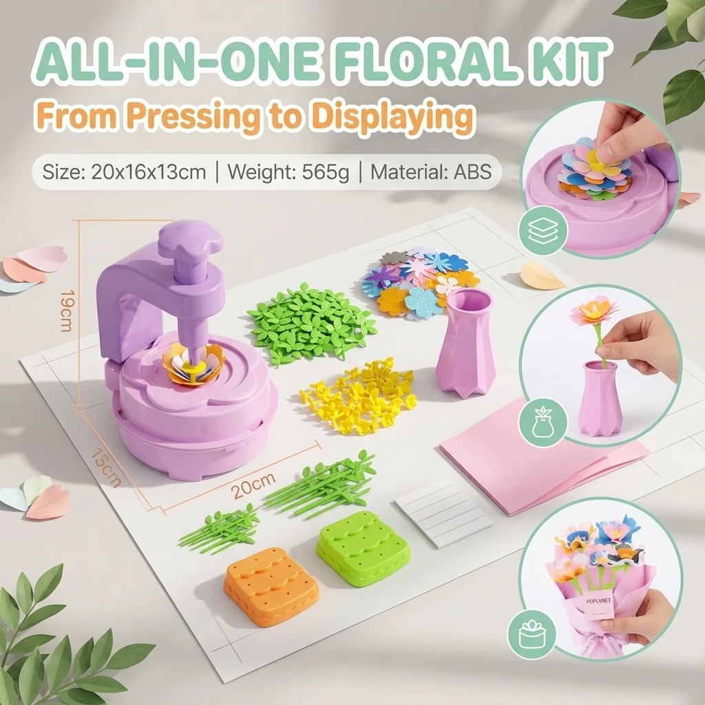 New Flower Press Craft Toy – C - Art Craft Girl ulasan dan harga