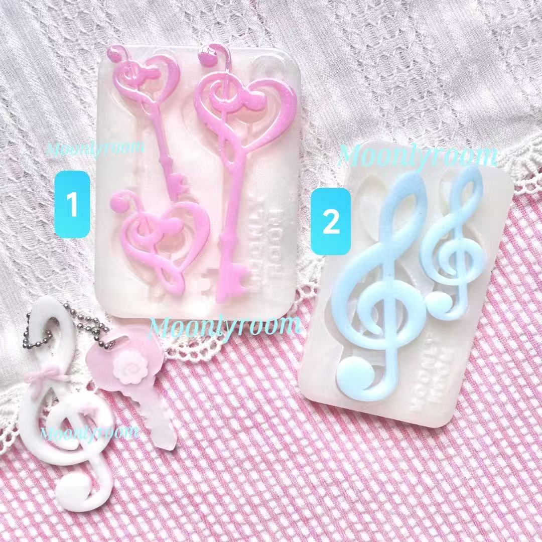 Musical Note Accessories Resin - Resin Casting Mold ulasan dan harga