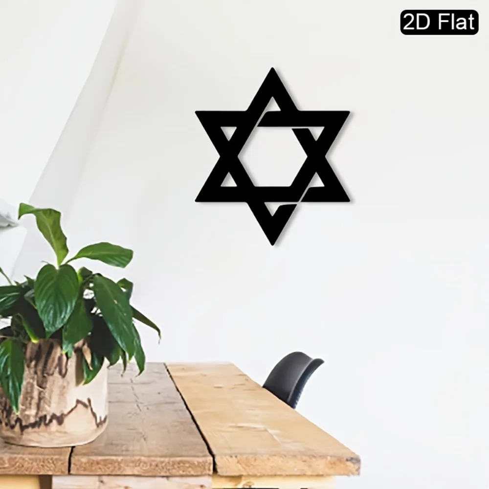 CIFBUY Iron Wall Art Star of D - Art & Craft Hari Raya ulasan dan harga
