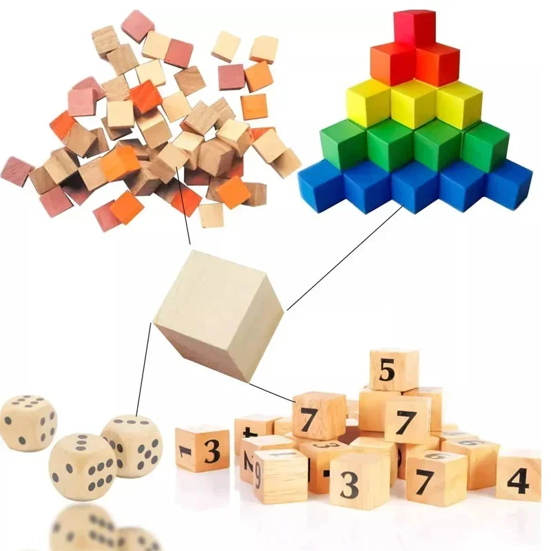 1-5cm Natural Blank Wooden Blo - Art Craft 2 Year Olds ulasan dan harga