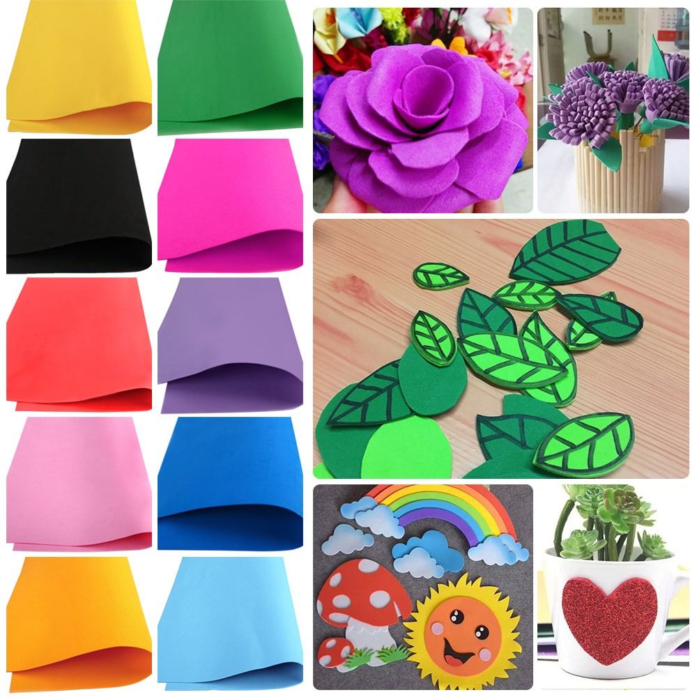 New 10pcs EVA Sponge Foam Pape - Art Craft 2 Year Olds ulasan dan harga