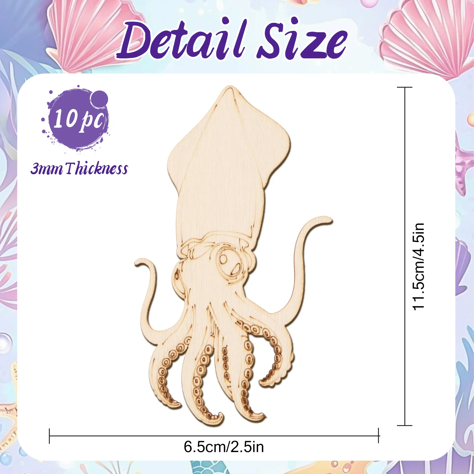 10pcs/set Unfinished Wood Craf - Art Craft And ulasan dan harga