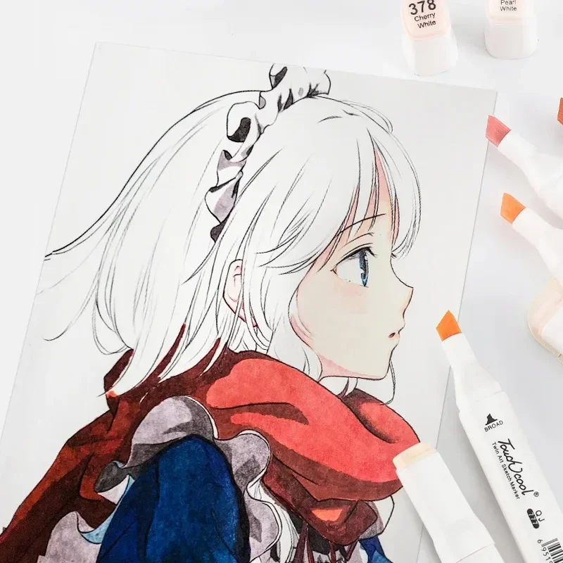 6/12/24/30 Colors Skin Tone Du - Illustration Marker Set ulasan dan harga