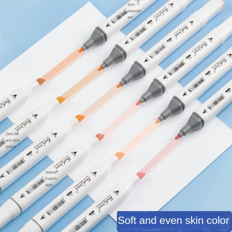6/12/24/30 Colors Skin Tone Du - Illustration Marker Set ulasan dan harga