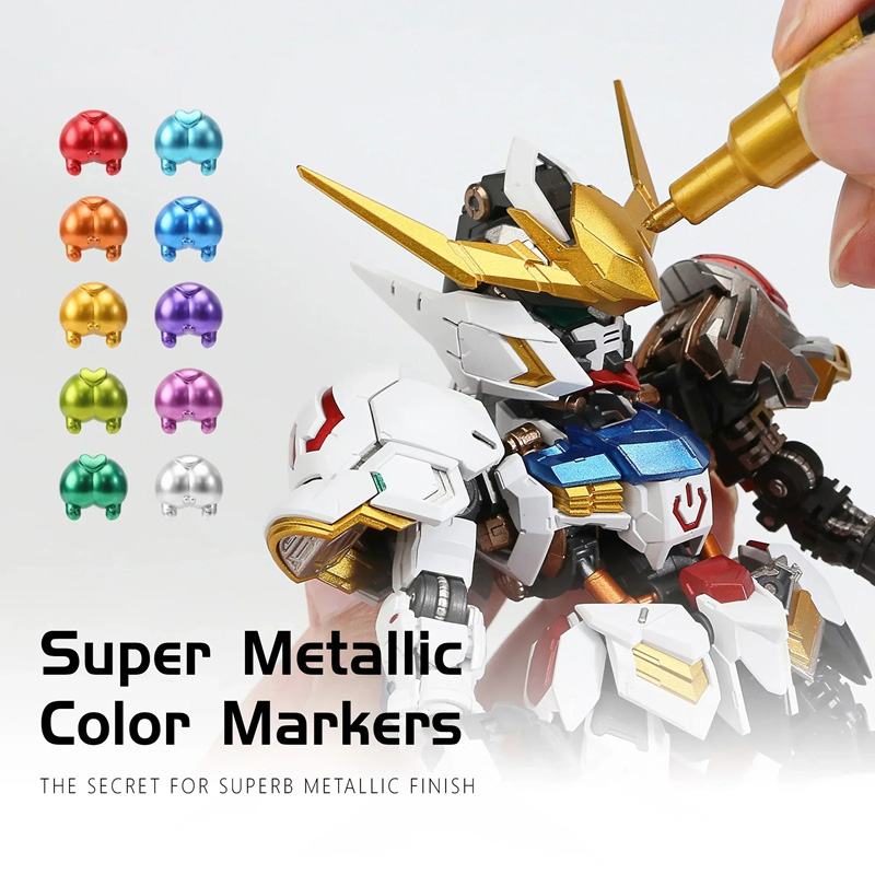 Metallic Markers Colouring Pen - Illustration Marker Set ulasan dan harga
