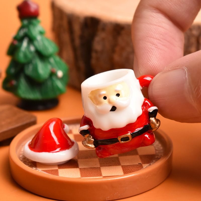Mini Santa Teacup Ornament - R - Art Craft Christmas ulasan dan harga