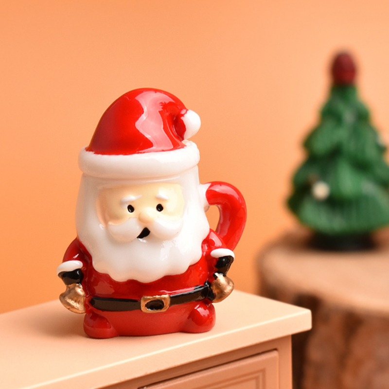 Mini Santa Teacup Ornament - R - Art Craft Christmas ulasan dan harga