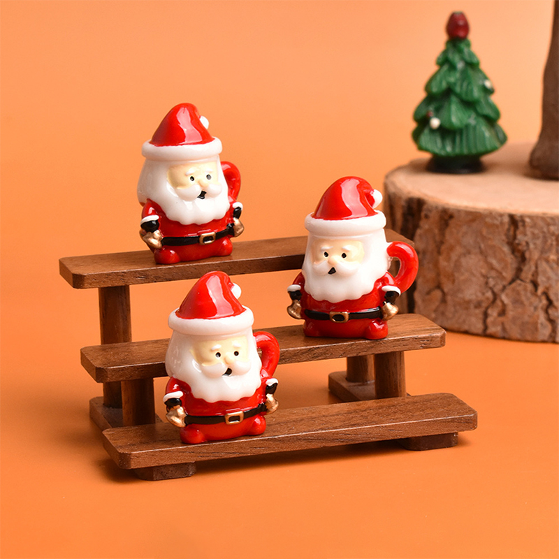Mini Santa Teacup Ornament - R - Art Craft Christmas ulasan dan harga