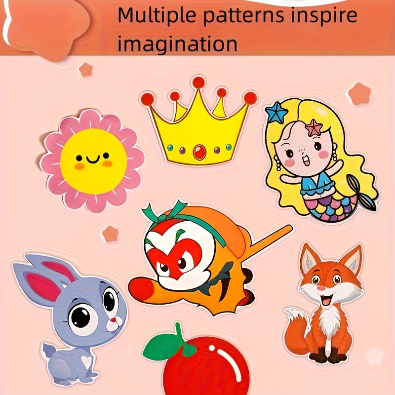 96Pcs Fun Paper Cutting Set, P - Art Craft For Toddlers ulasan dan harga