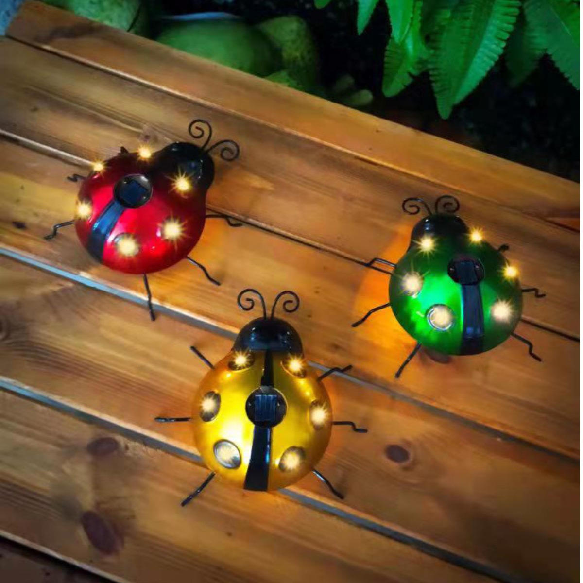 New Solar Iron Art Ladybug Cre - Art Craft Ladybug ulasan dan harga