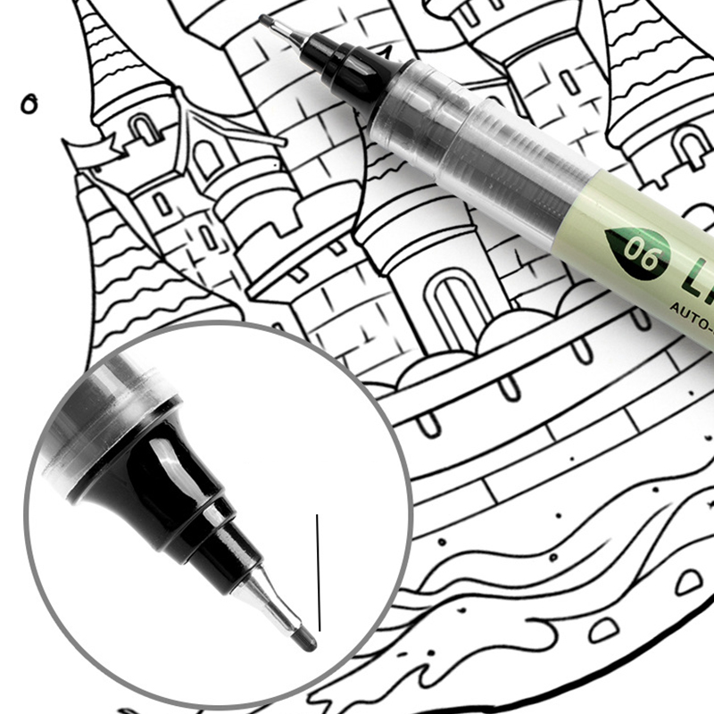 8pcs Pigment Liner Micron Ink  - Illustration Marker Set ulasan dan harga