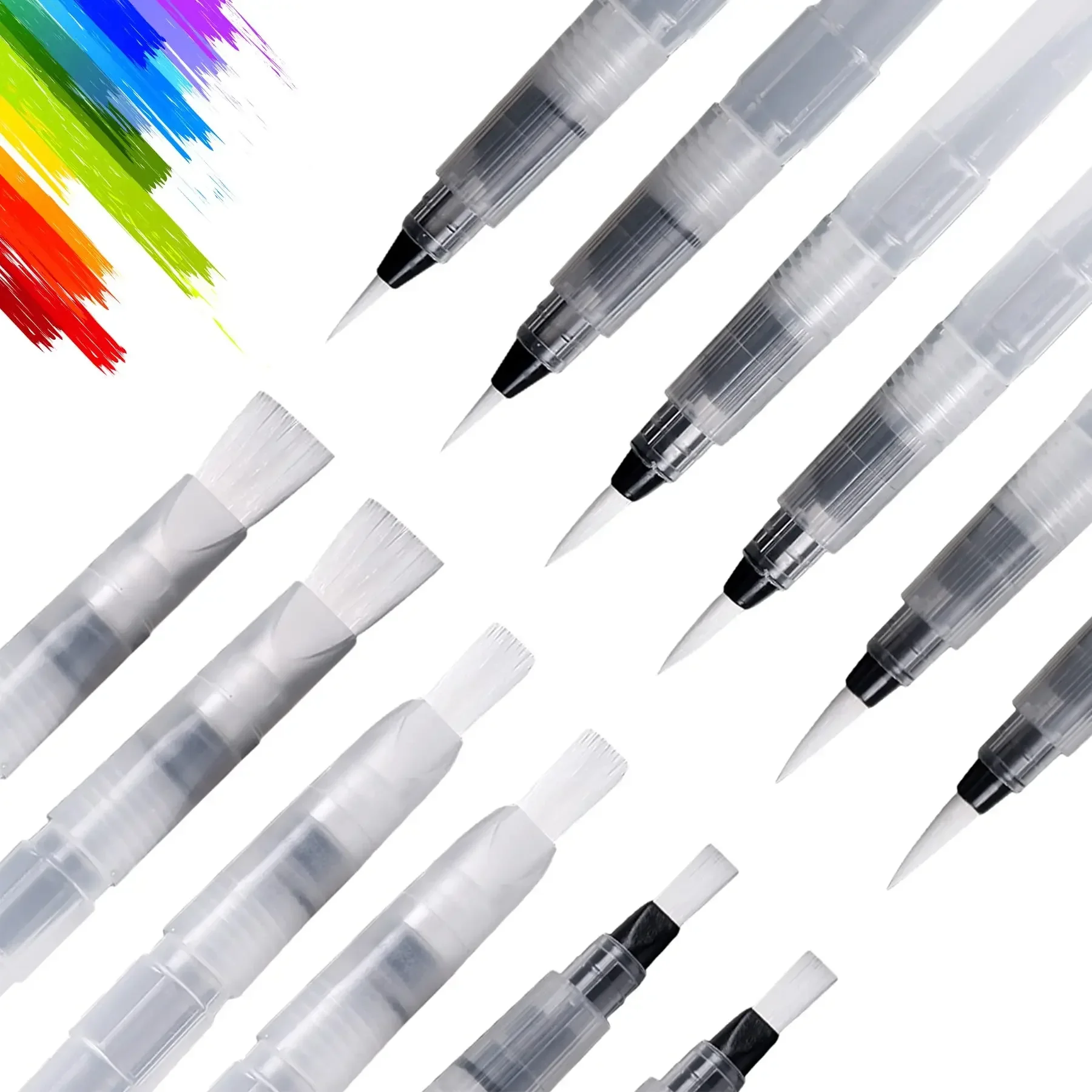 3/6 Piece Water Color Brush Pe - Illustration Marker Set ulasan dan harga