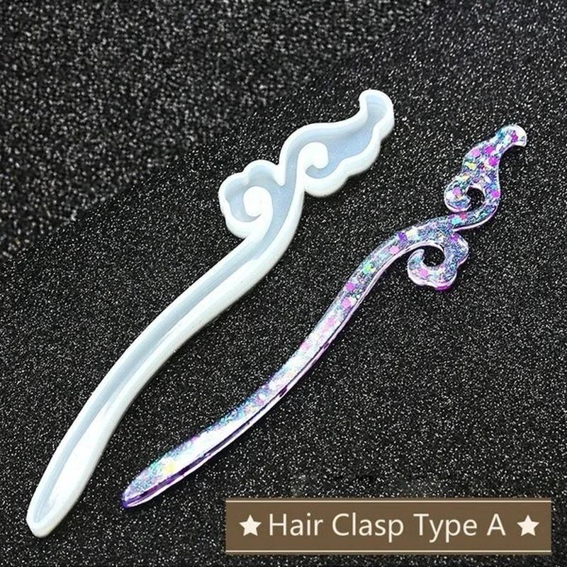 New Transparent Hairpin Silico - Resin Casting Mold ulasan dan harga