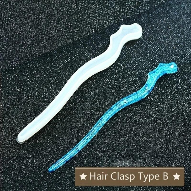New Transparent Hairpin Silico - Resin Casting Mold ulasan dan harga