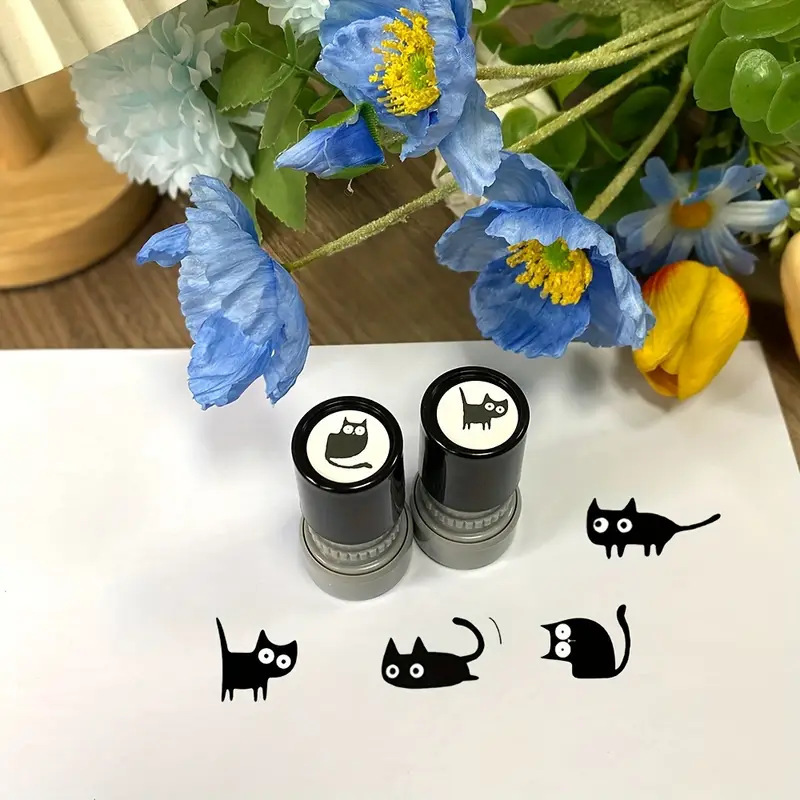 Adorable Tilted Neck Black Cat - Art Craft Journal ulasan dan harga
