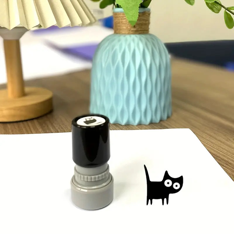 Adorable Tilted Neck Black Cat - Art Craft Journal ulasan dan harga