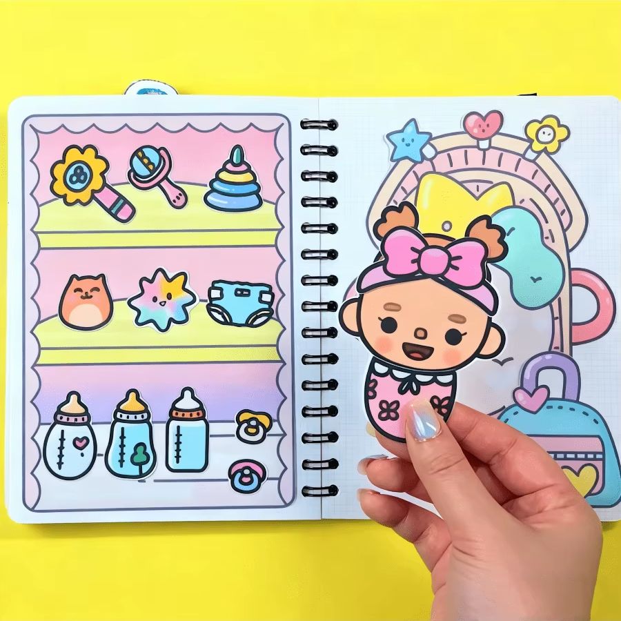3D Baby Room Sticker Quiet Boo - Art Craft 2 Year Olds ulasan dan harga