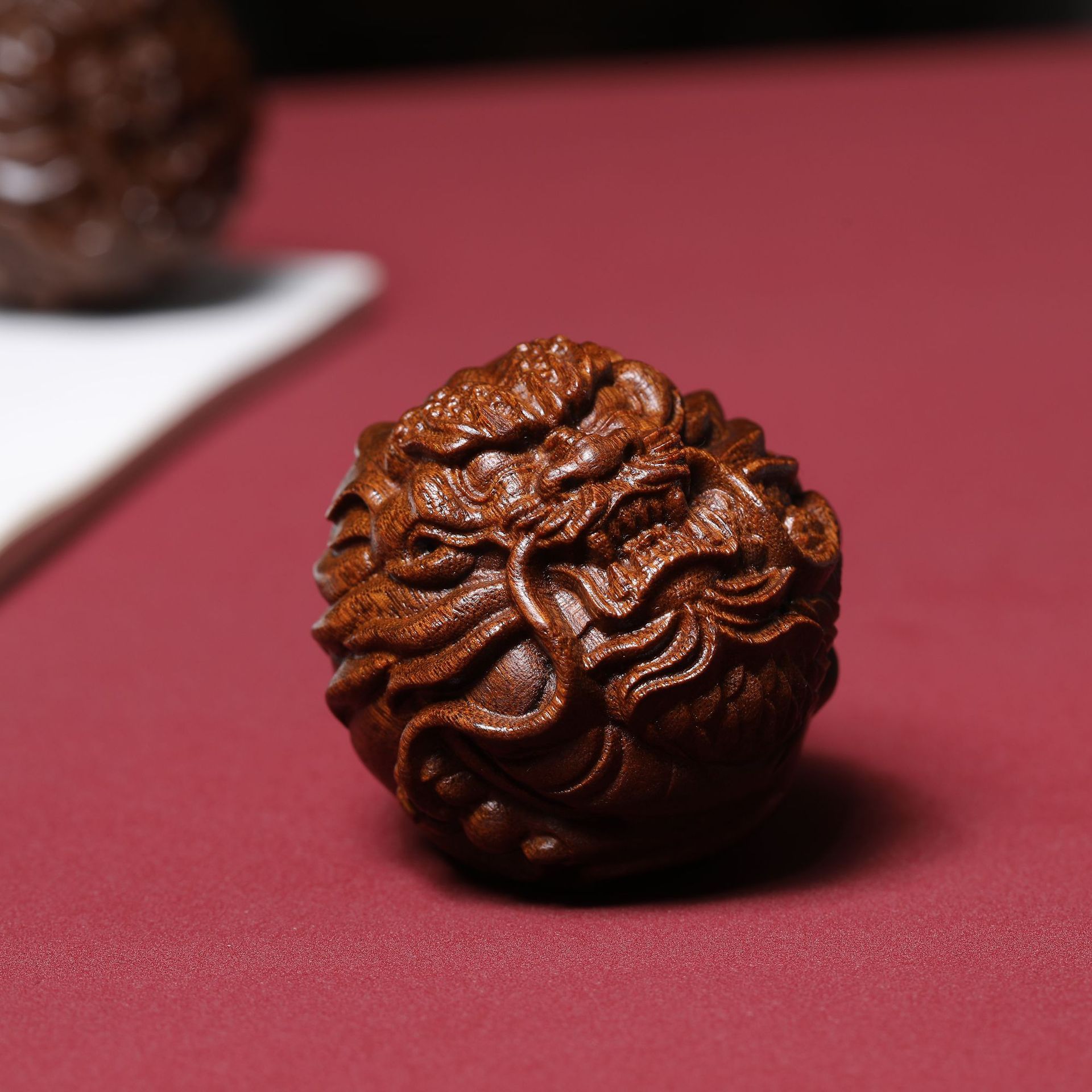 2 Pcs Wood Carved Pixiu Dragon - Art Craft 2 Year Olds ulasan dan harga