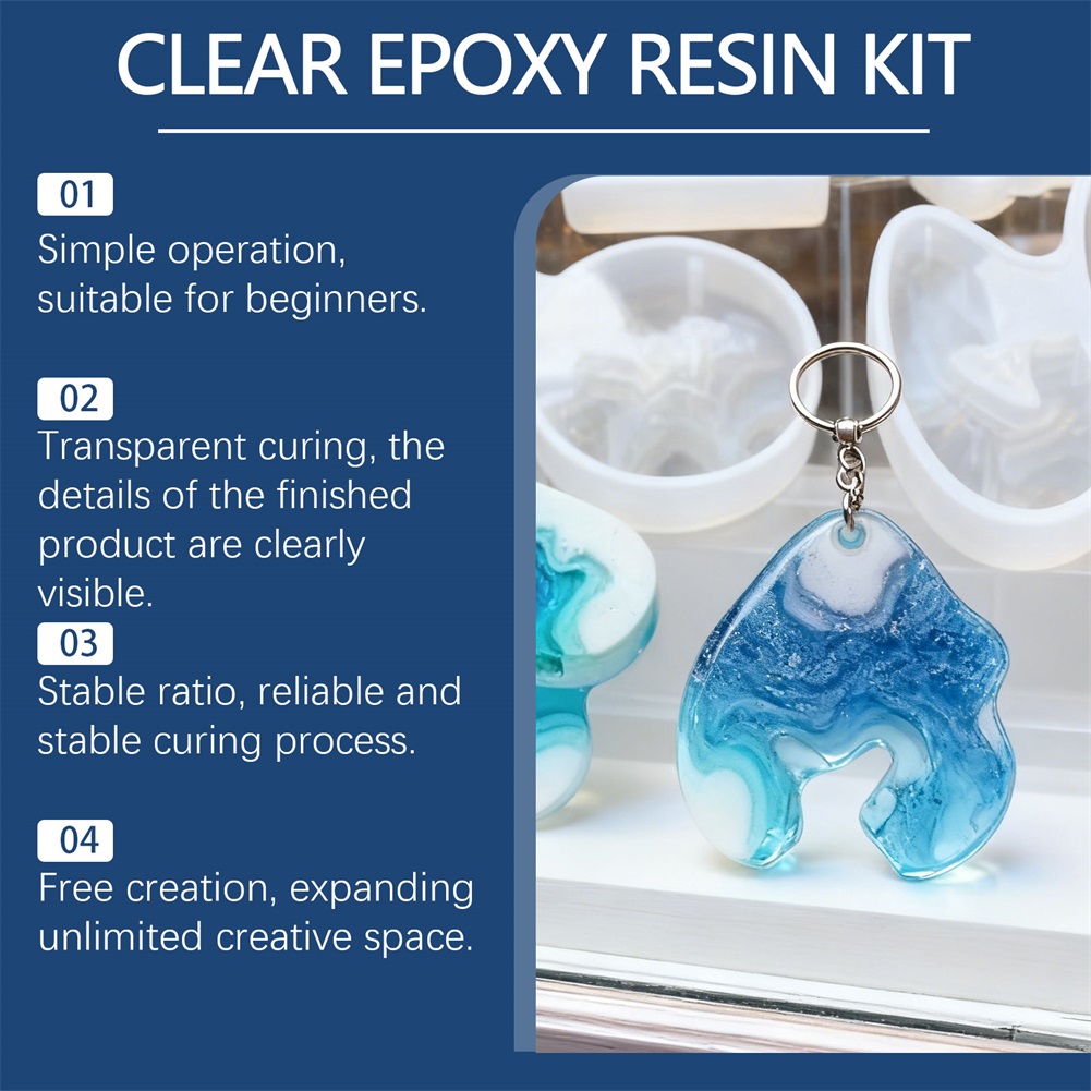 DIY Crystals Clear Epoxys Resi - Resin Casting Mold ulasan dan harga