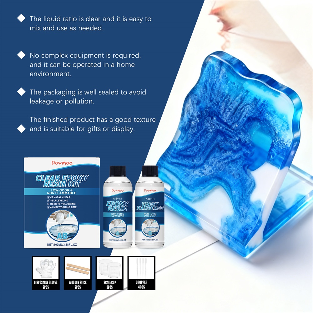 DIY Crystals Clear Epoxys Resi - Resin Casting Mold ulasan dan harga