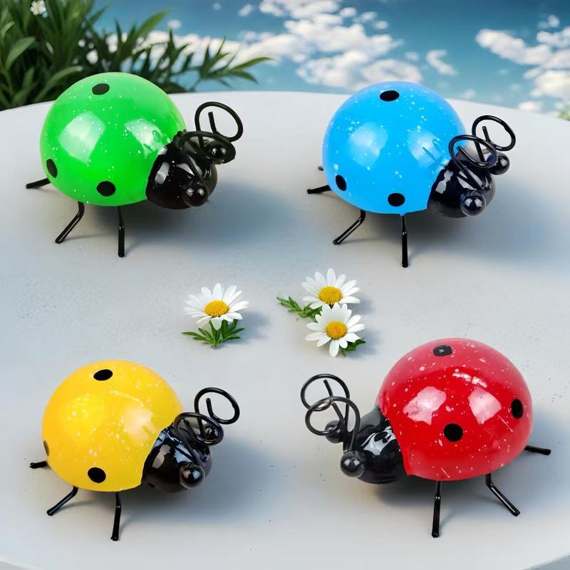 Metal Ladybug Iron Art Handmad - Art Craft Ladybug ulasan dan harga