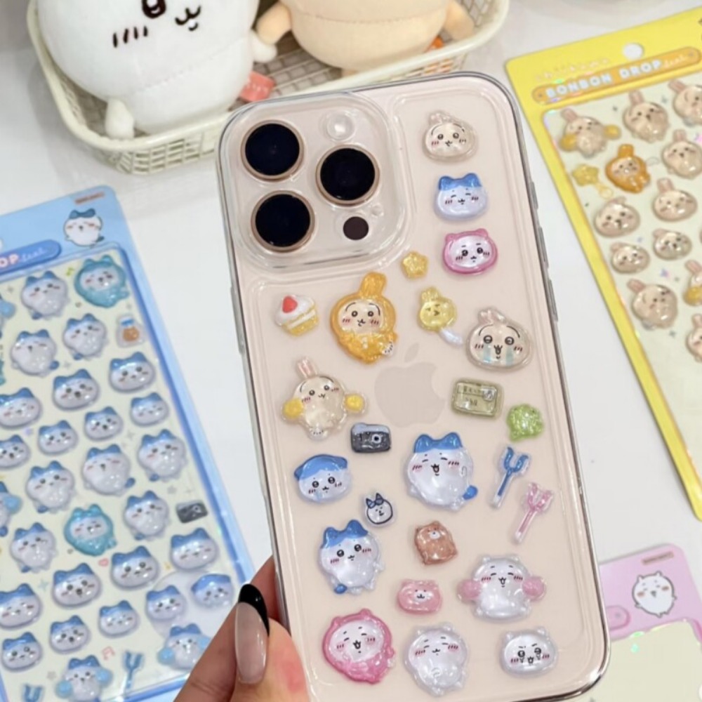 Cute Chiikawa 3D Crystal Embos - Art Craft Journal ulasan dan harga