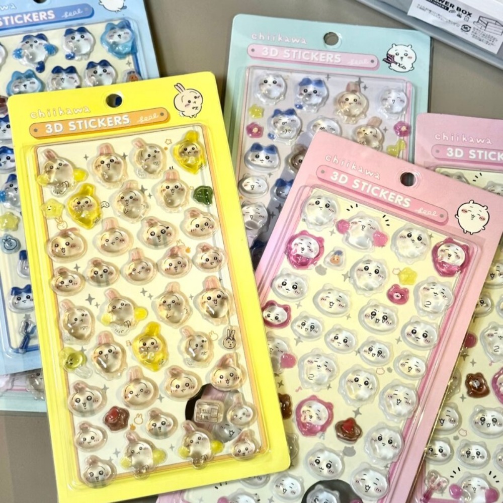 Cute Chiikawa 3D Crystal Embos - Art Craft Journal ulasan dan harga